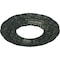 Ekena Millwork Lisbon Ceiling Medallion (Fits Canopies up to 7"), 15 3/8"OD x 7"ID x 1"P, Painted Turtle Crackle CM15LIPTC - alternate 3